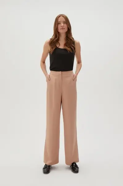 Marisse Women's Trousers L-Sp-4607 L.Brown