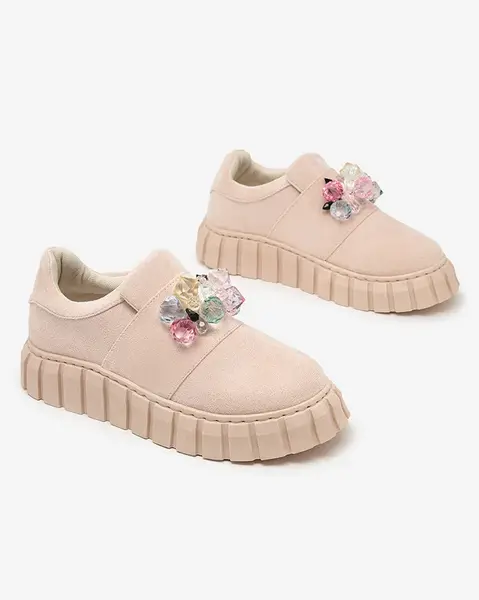 Resti Sports half shoes with colored stones Resinello