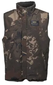 Nash vesta zero tolerance sherpa fleece reversible body warmer - l