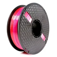Gembird 3DP-PLA-SK-01-RP, 3D filament, PLA Silk, 1,75mm, 1000g, Červený/Fialový (Red/Purple)