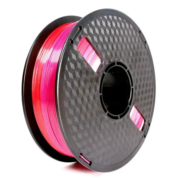 Gembird 3DP-PLA-SK-01-RP, 3D filament, PLA Silk, 1,75mm, 1000g, Červený/Fialový (Red/Purple)