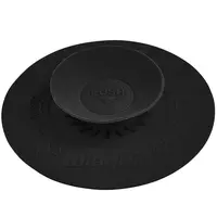 Zátka do drezu Uppy 2v1 tesní so sitkom čierna 30722894