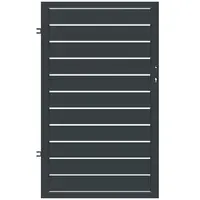 PLOTOVÁ BRANKA SALERNO LEVÁ 90x150 ZN RAL7024 MAT