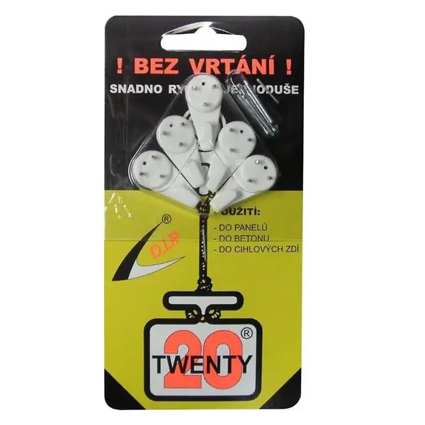 Twenty háček – Universal - 5 ks v blistru