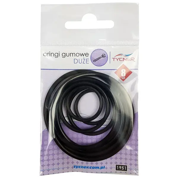 Súprava veľkých O-krúžkov 8  kusov