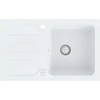 Dřez granitový 1K 780X480 bílý