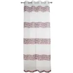 Závesy Naos 140x250 18412 červená/biely