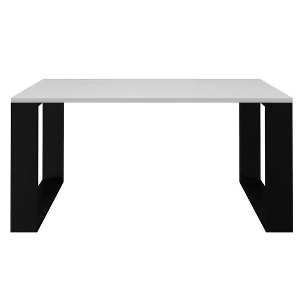 Konferenční stolek Modern bílá/černá