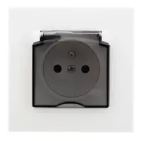 GPH-1LZ Zásuvka odolná voči striekajúcej vode biely