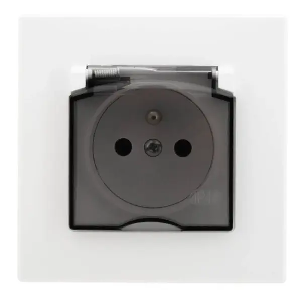 GPH-1LZ Zásuvka odolná voči striekajúcej vode biely