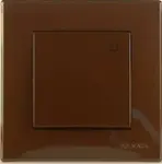 ŁP-6L Tlačidlo zvončeka hnedá