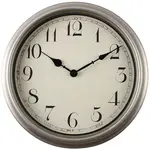 Nástěnné hodiny Raffles 34,5cm stříbrný