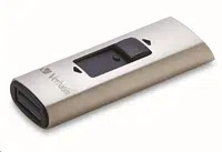 Verbatim 47690 Flash Drive Store 'n' Go, 128GB, SSD Vx400, USB 3.0, stříbrný