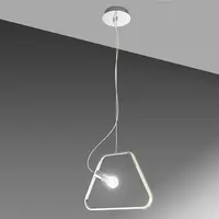 Luster A0023-320 Ikaria 42 1x60 W E27 LED+12 W LED chróm 4000K