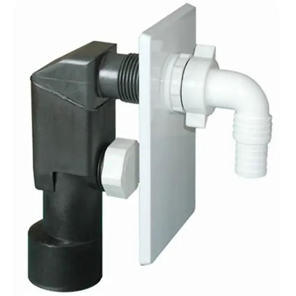 Podomietkový sifón na práčku PP biely Ø 40/50