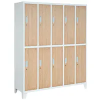 Sada skriniek zdravotno-bezpečnostných Bartek kov biela/sonoma