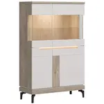 Vitrína Aston An04 Dub/Kašmír