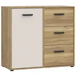 Komoda Mokkaro Mokk221l-M802 Piesok/Dub Mauvella