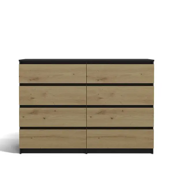 Komoda 140cm 8S M8 Malwa AntracitArtisan