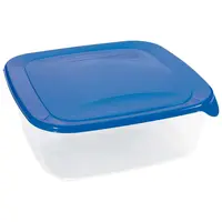 Box na potraviny čtvercový Fresh&go modrý 2.9L