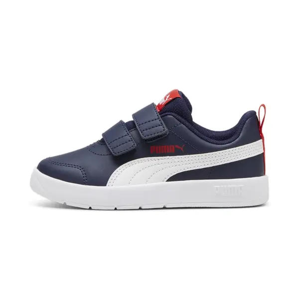 PUMA Tenisky 'Courtflex V3'  námornícka modrá / červená / biela