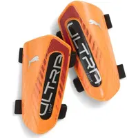 Puma ULTRA LIGHT STRAP Unisex futbalové chrániče, oranžová, veľkosť