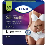 Tena Silhouette Low Waist Blanc vel. L inkontinenční kalhotky 10 ks