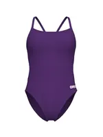 ARENA Jednodielne plavky 'TEAM CHALLENGE SOLID'  fialová