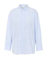 Part Two Blúzka 'SavannaPW'  nebesky modrá / biela