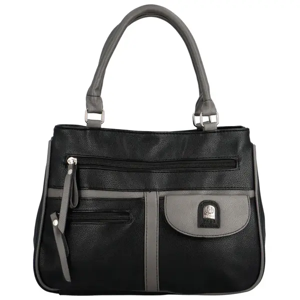 Dámská kabelka do ruky černo/šedá - Firenze Aryana Teea