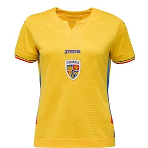 Joma FED. FUTBOL RUMANÍA 1ST WOMEN SHORT SLEEVE T-SHIRT Dámský fotbalový dres, žlutá, velikost