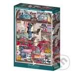 Puzzle Vianočné kníhkupectvo - puzzle z kategorie 500 - 1000 dílků