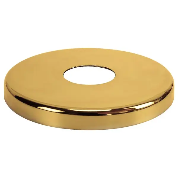 Rozeta 1/2˝ plochá zlatá h-8; d-70