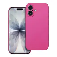 Obal Silicone, iPhone 17, růžový
