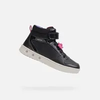 Black Girls Geox Skylin Sneakers - Girls