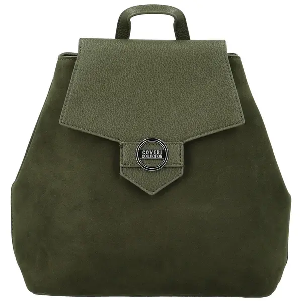 Dámský batůžek tmavě zelený - Coveri Cyrus