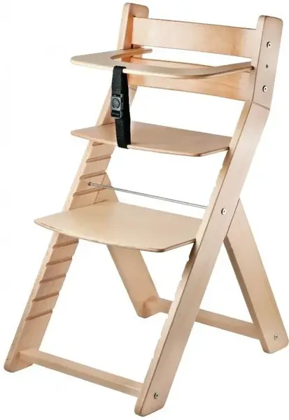 WOOD PARTNER Rostoucí dřevěná ergonomická židle LUCA přírodní lak
