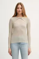 Vlněný svetr Hoss Intropia dámský, zelená barva, 6382015