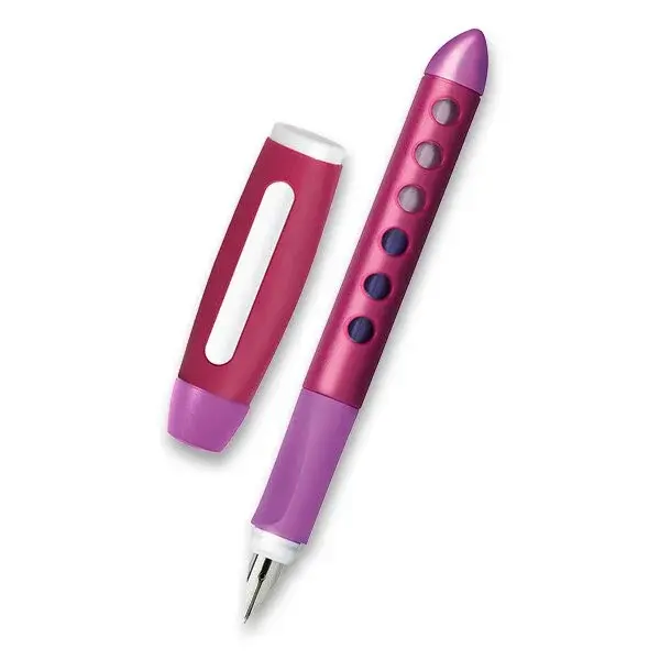 Plniace pero Faber-Castell Scribolino pre pravákov, malinová