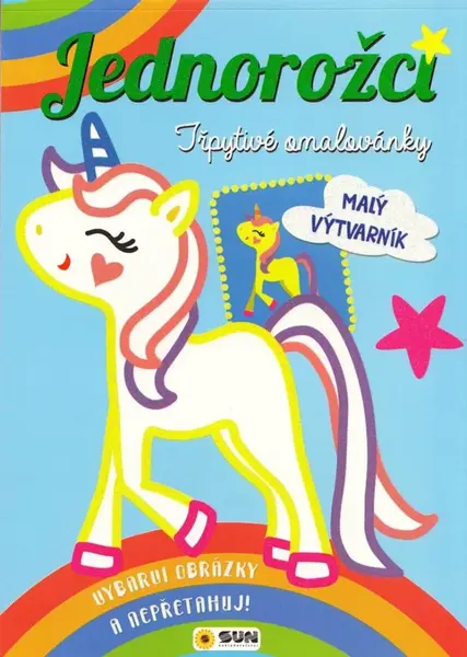 Jednorožci - třpytivé omalovánky (Defekt)
