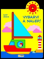 Vybarvi a nalep - Loďka - 2-3 roky (Defekt)