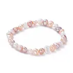 Natural Pearl Beaded Stretch Bracelets