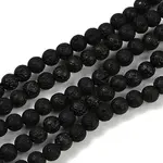 Synthetic Lava Rock Beads Strands