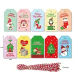 25Pcs Christmas PVC Box Candy Treat Gift Boxes