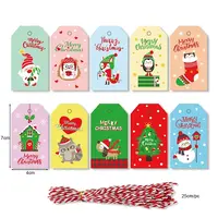 25Pcs Christmas PVC Box Candy Treat Gift Boxes