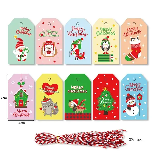 25Pcs Christmas PVC Box Candy Treat Gift Boxes