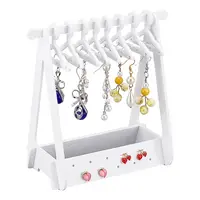 1 Set Coat Hanger Removable Acrylic Earring Displays