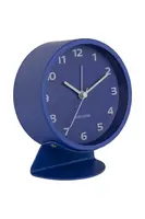 Budík Karlsson Cool Retro 11 x 13 x 5,5 cm tmavomodrá barva