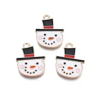 Christmas Alloy Enamel Pendants