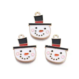 Christmas Alloy Enamel Pendants